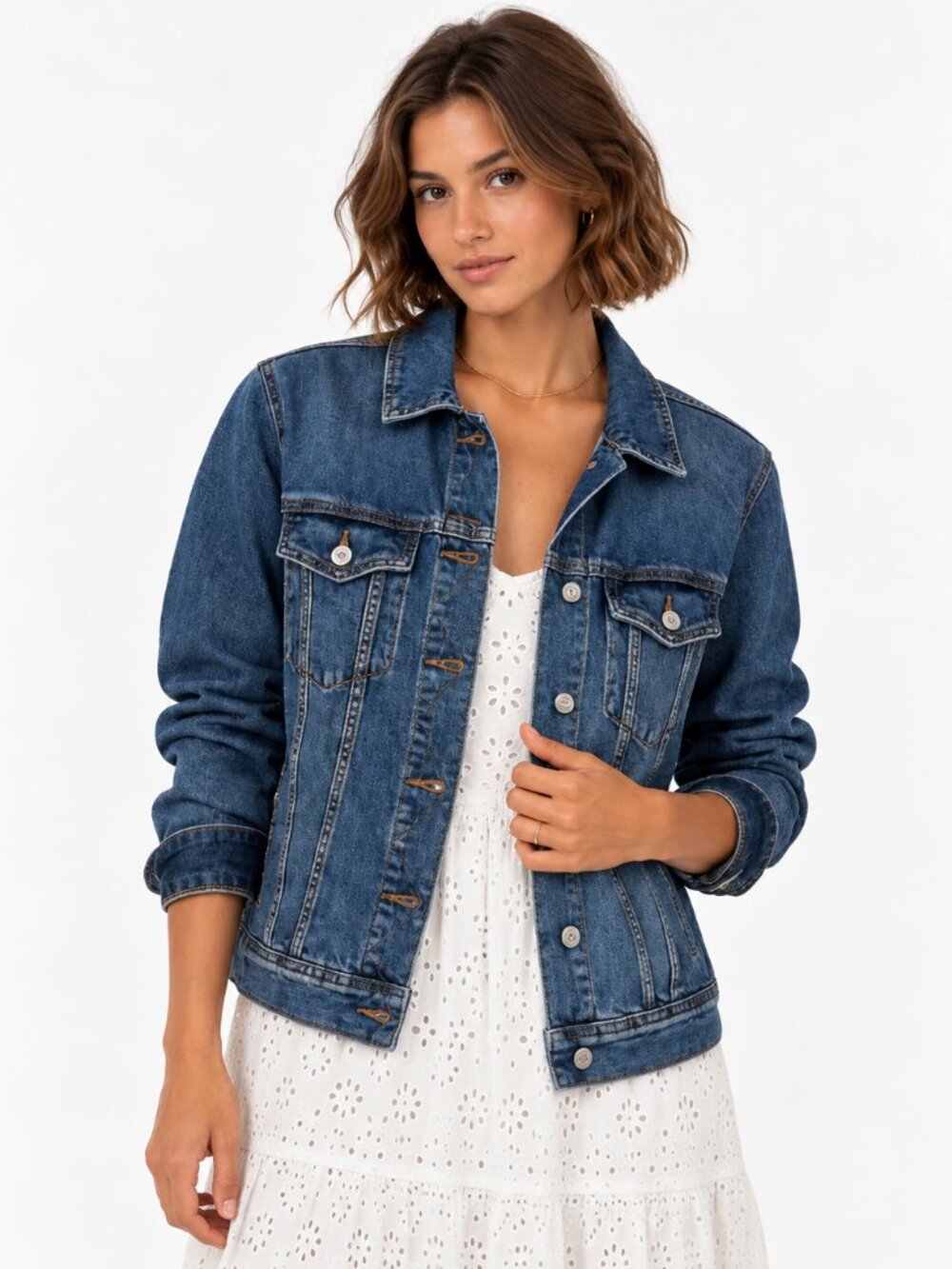 Gap 1969 Women's Classic Denim Jacket Medium Wash Size XS